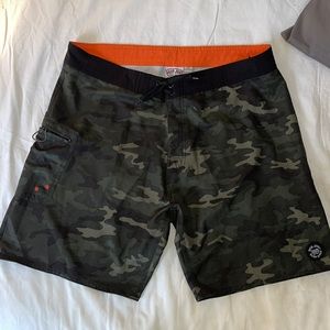 Ron Jon Surf Shop Swim Trunks Camo Men 36
